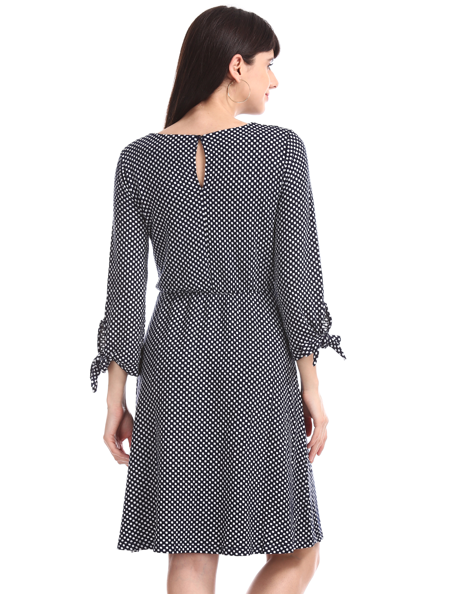 U.S. Polo Assn. Women Casual Wear Printed Dress